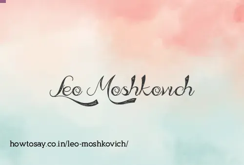 Leo Moshkovich