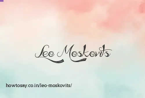 Leo Moskovits