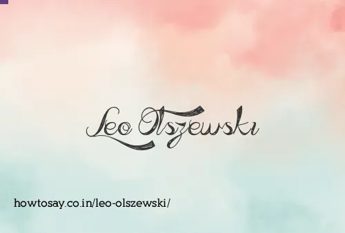 Leo Olszewski