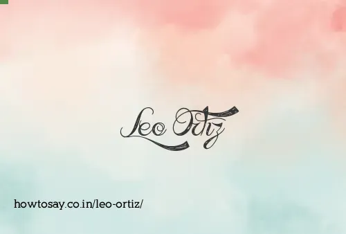 Leo Ortiz