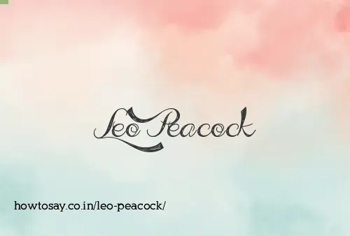 Leo Peacock