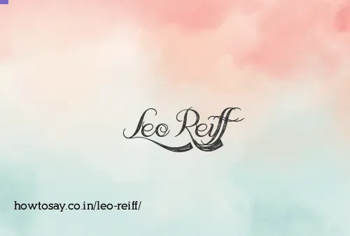 Leo Reiff