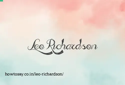 Leo Richardson