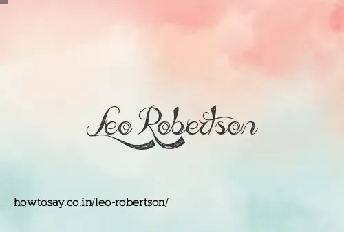 Leo Robertson
