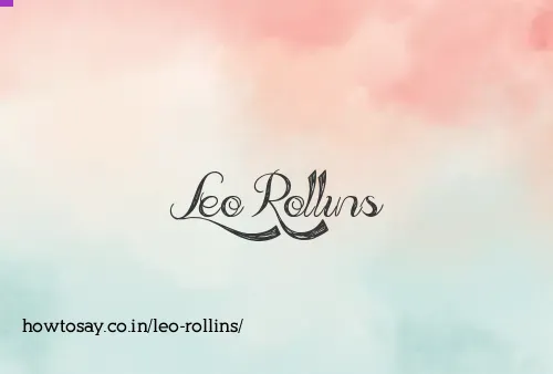 Leo Rollins