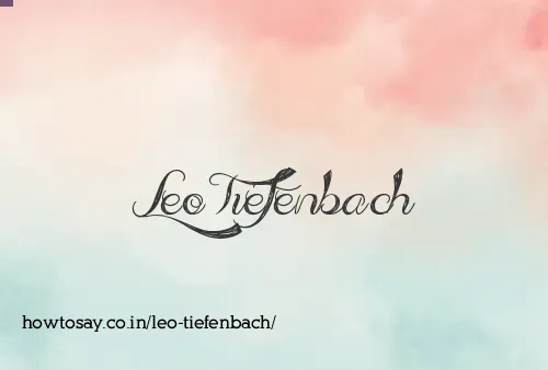 Leo Tiefenbach