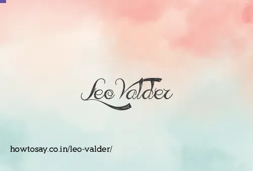 Leo Valder
