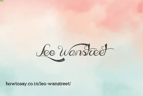 Leo Wanstreet