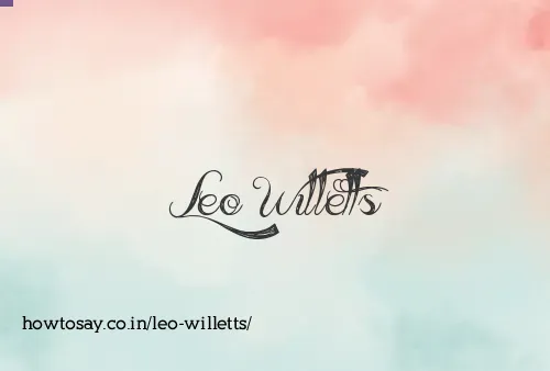 Leo Willetts
