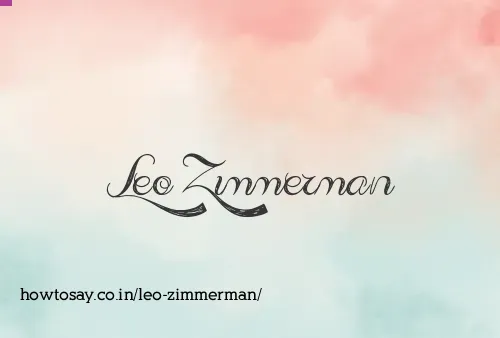 Leo Zimmerman