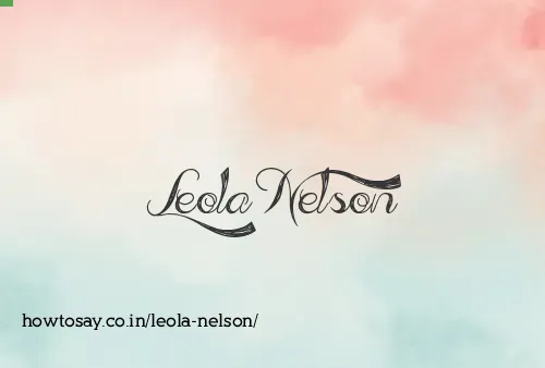 Leola Nelson