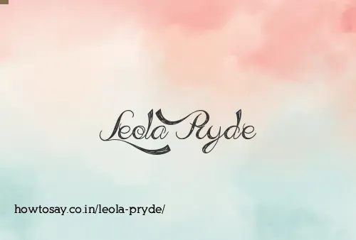 Leola Pryde