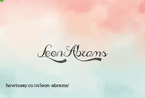 Leon Abrams