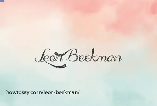 Leon Beekman