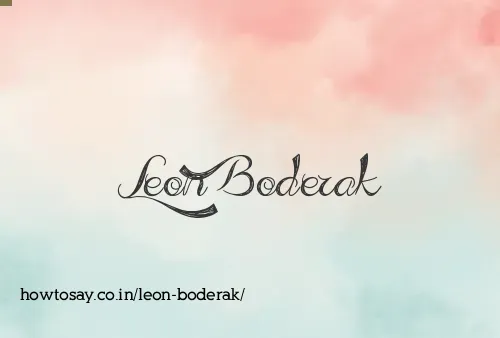 Leon Boderak