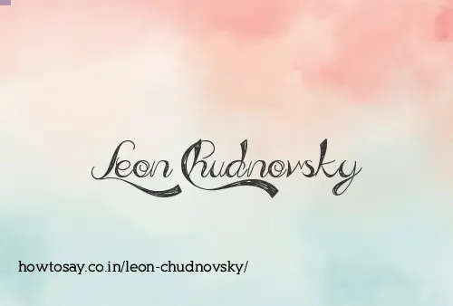 Leon Chudnovsky