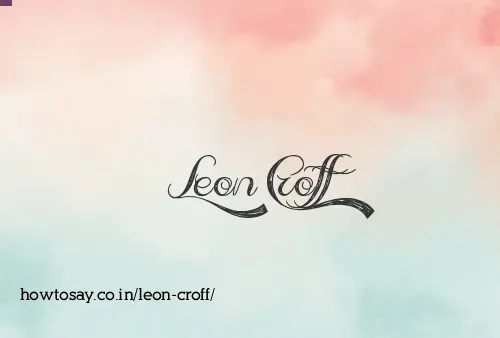Leon Croff