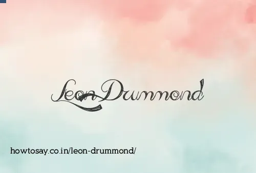 Leon Drummond