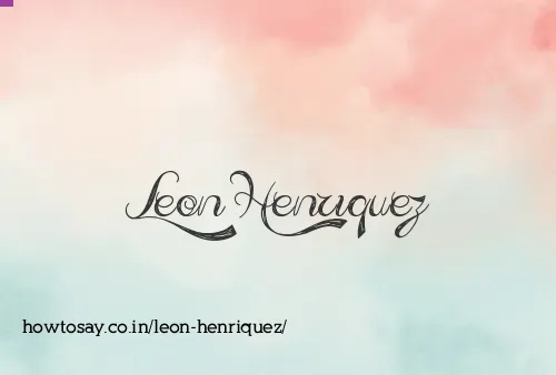 Leon Henriquez