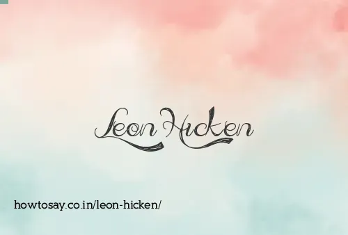 Leon Hicken