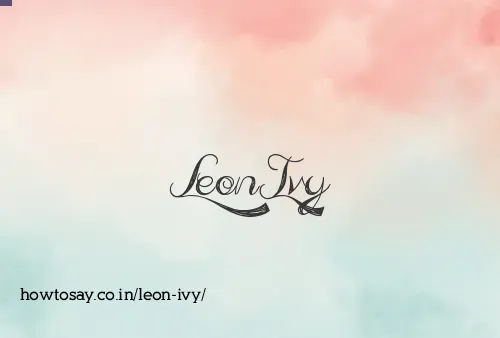 Leon Ivy