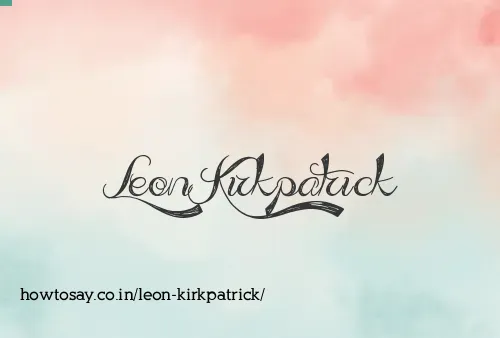 Leon Kirkpatrick