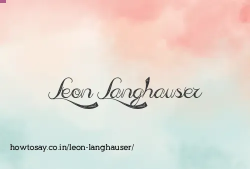 Leon Langhauser