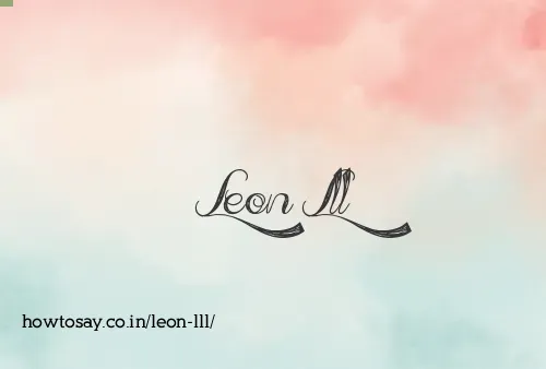 Leon Lll