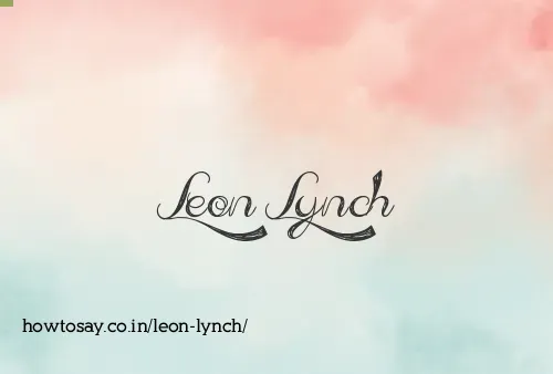 Leon Lynch