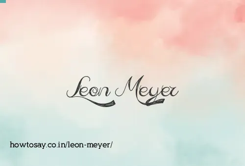 Leon Meyer