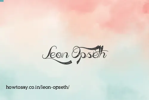 Leon Opseth