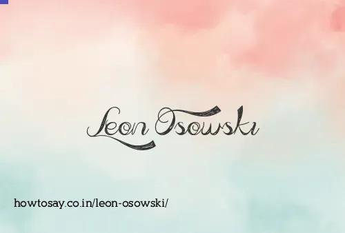 Leon Osowski