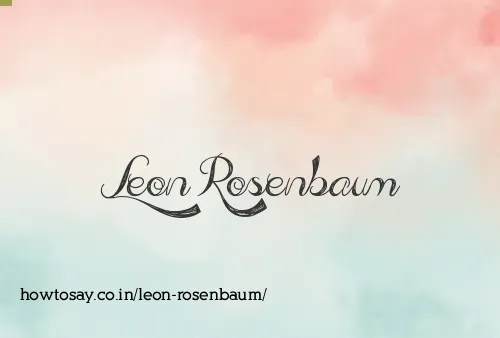 Leon Rosenbaum