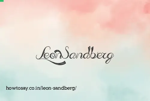 Leon Sandberg