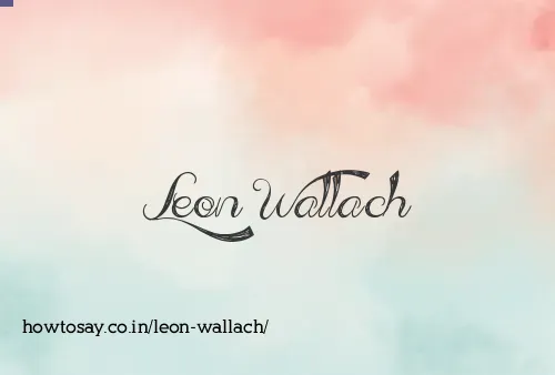 Leon Wallach