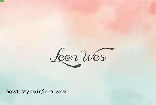 Leon Wes