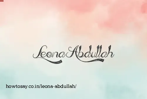 Leona Abdullah