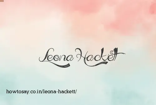 Leona Hackett