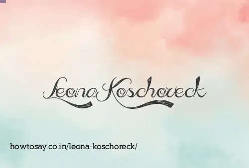Leona Koschoreck