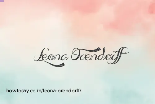 Leona Orendorff