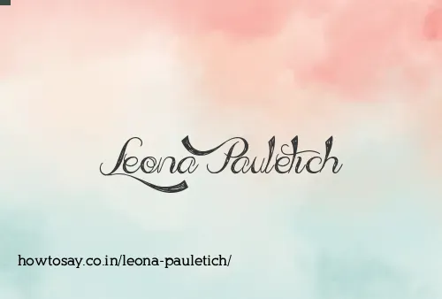Leona Pauletich