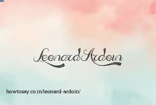 Leonard Ardoin