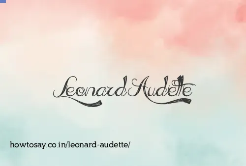 Leonard Audette