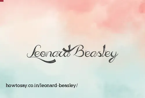 Leonard Beasley