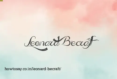 Leonard Becraft