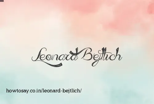 Leonard Bejtlich