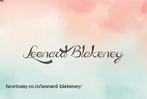 Leonard Blakeney