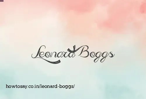 Leonard Boggs