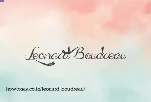 Leonard Boudreau
