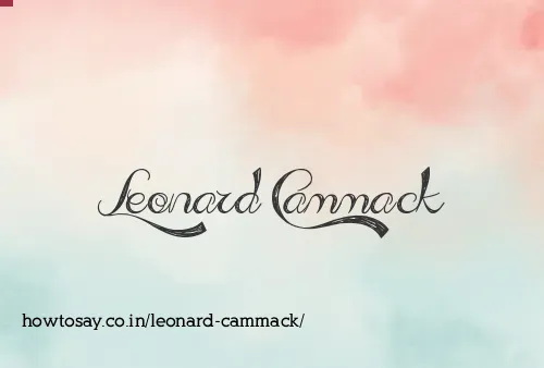 Leonard Cammack